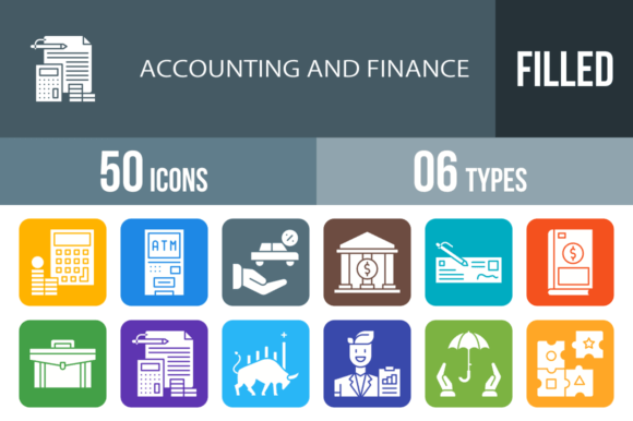 50 Accounting & Finance Icons: Your Visual Toolkit for Clarity