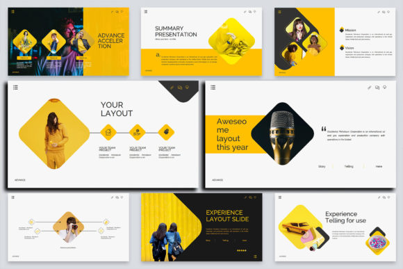 Advance Lookbook Keynote Template: A Modern Portfolio Solution