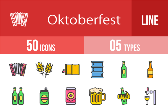 Capture the Festive Spirit: 50 Oktoberfest Filled Icons