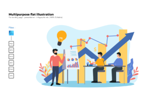 Elevate Your Projects with Flat Illustration Presentation