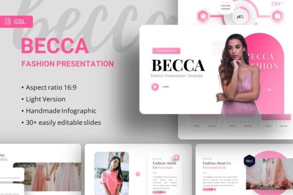 Google Slides - Becca: A Designer's Template for Storytelling