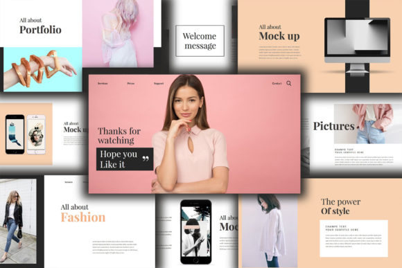 Passion - Fashion Powerpoint Template: A Modern Design Asset