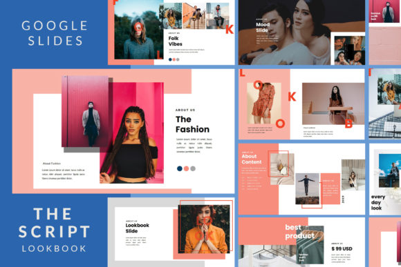 The Script Lookbook: A Stylish Google Slides Template